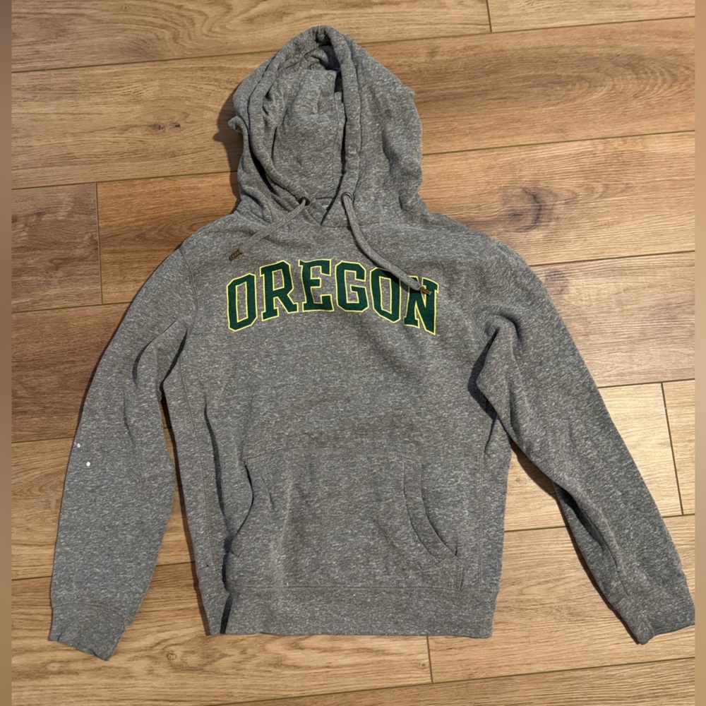 Tribunes Sweats League University of Oregon Gray Hoodie